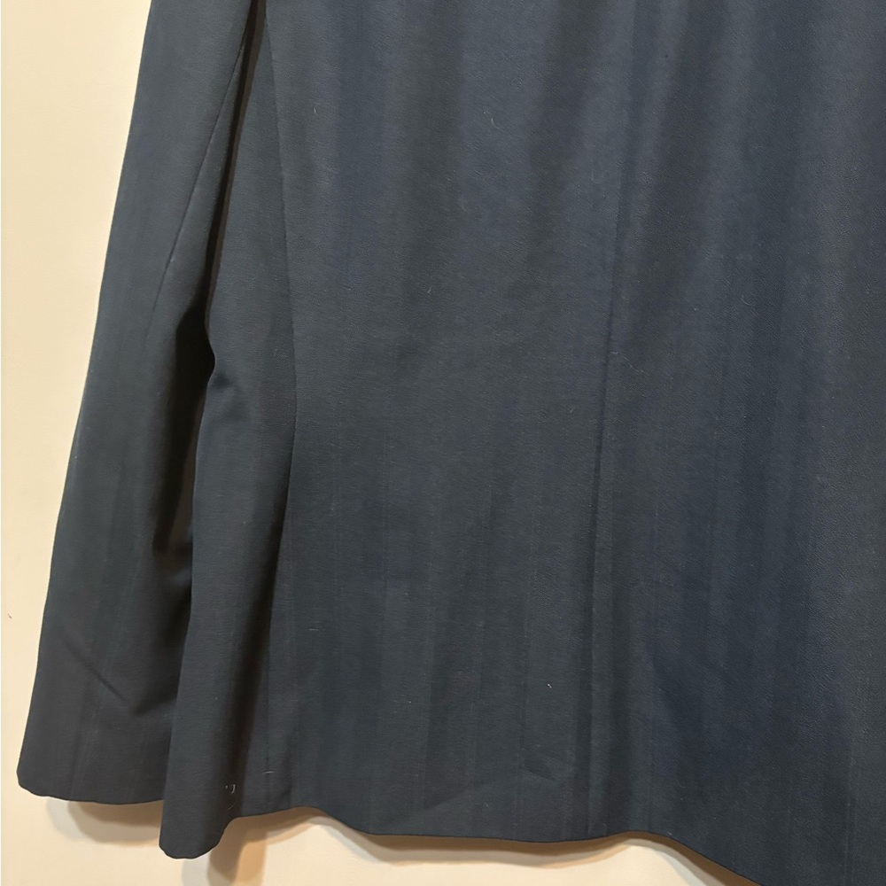 Tahari Single-Button Blazer, Subtle Pin-Striping - Picture 4 of 5
